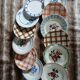 12 mismatched vintage dessert plates