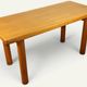 Table René Martin en pin massif moderniste, 1960