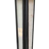 Black and white marble column