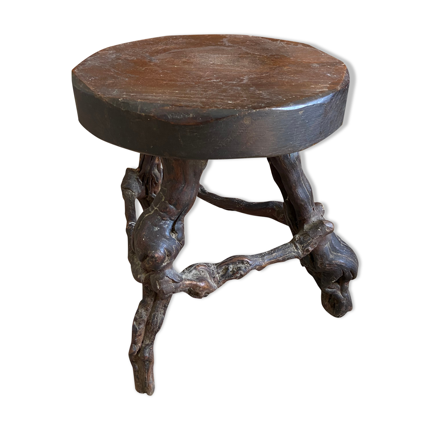 Vintage brutalist stool