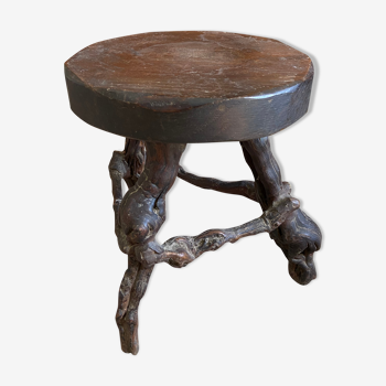 Vintage brutalist stool