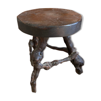 Vintage brutalist stool
