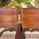 Pair of oak beds style Louis XV /Louis XVI