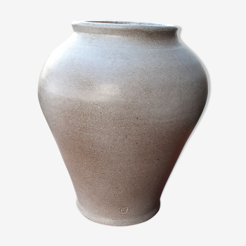 Ceramic vase signed Delattre