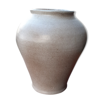Ceramic vase signed Delattre