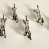 Lot de 6 portes-couteaux - cheval au galop