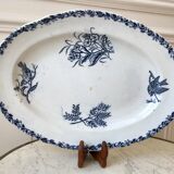 Oval dish Terre de Fer early nineteenth