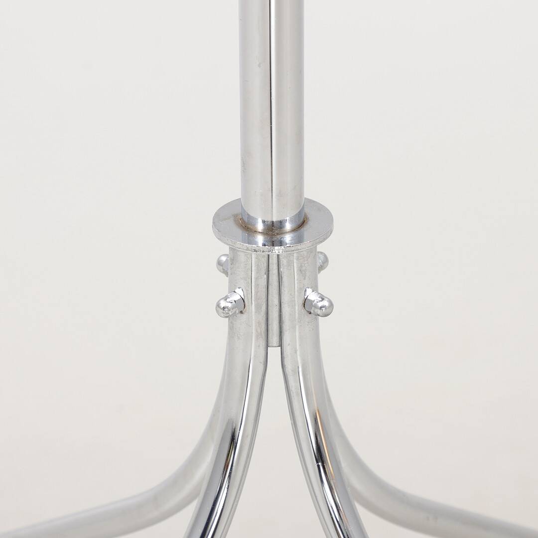 Piccolo chrome metal coat rack from rormekano 1980 Sweden