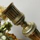 Antique brass candle holder