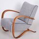 Fauteuil Lounge H-269 Art Déco tchèque par J. Halabala pour Up Závody, années 1930
