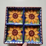 Compartmented artisanal dish