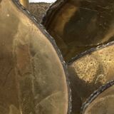 Lamp water lily in golden brass