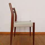 4 Scandinavian teak chairs 70