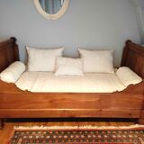 Solid cherry boat bed