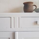 Old white parisian buffet