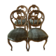 4 chairs Louis XVI