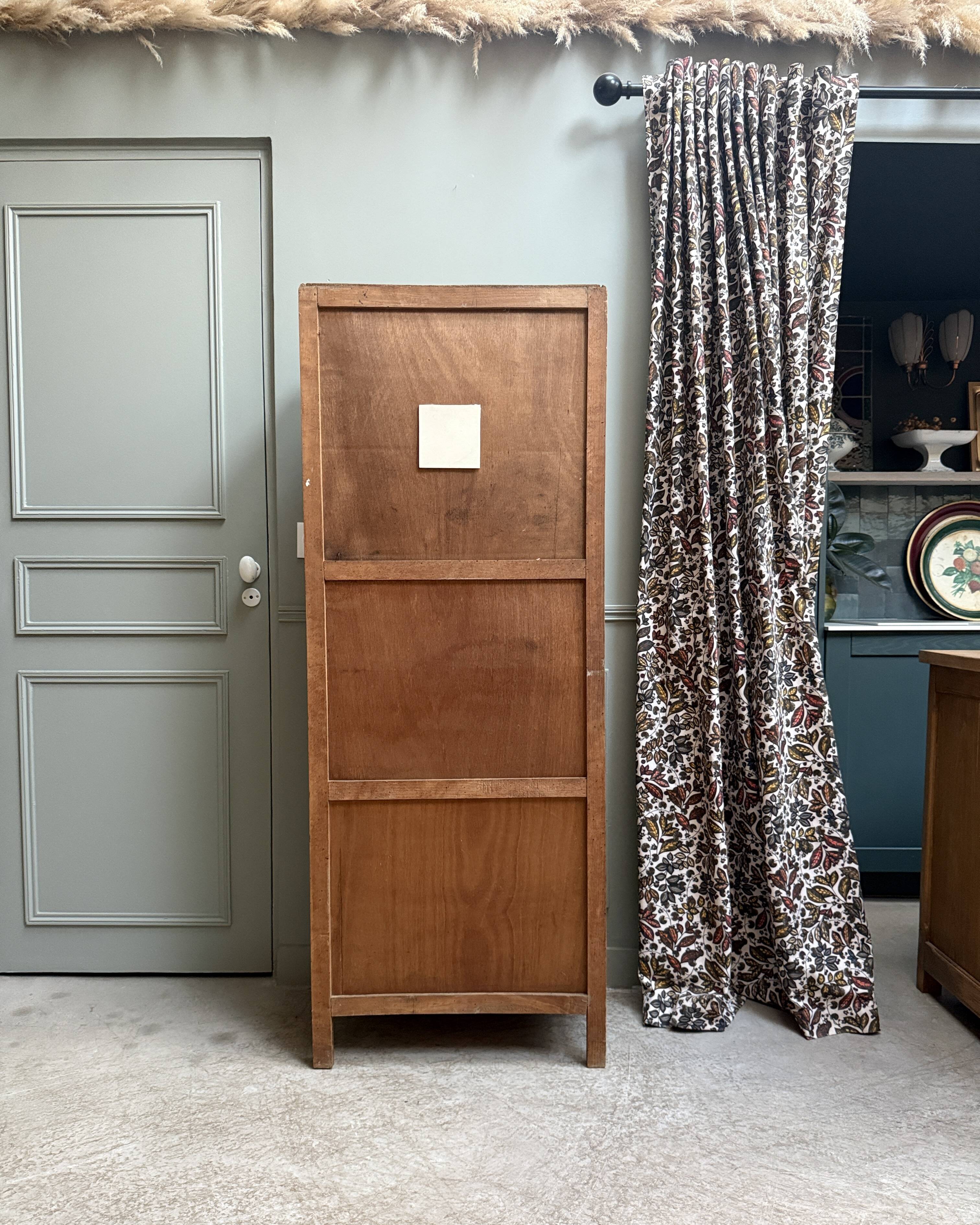 Vitrine parisienne Art Déco en chêne (rénovée)
