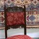 Pair of English Art Nouveau chairs in oak