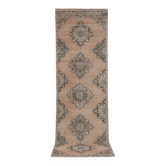 Tapis de couloir turc vintage