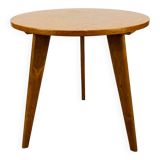 Table d'appoint tripode pied compas vintage en bois années 50