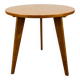 Table d'appoint tripode pied compas vintage en bois années 50