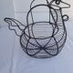 Old metal egg basket