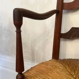 Provençal straw armchair from the 18th century