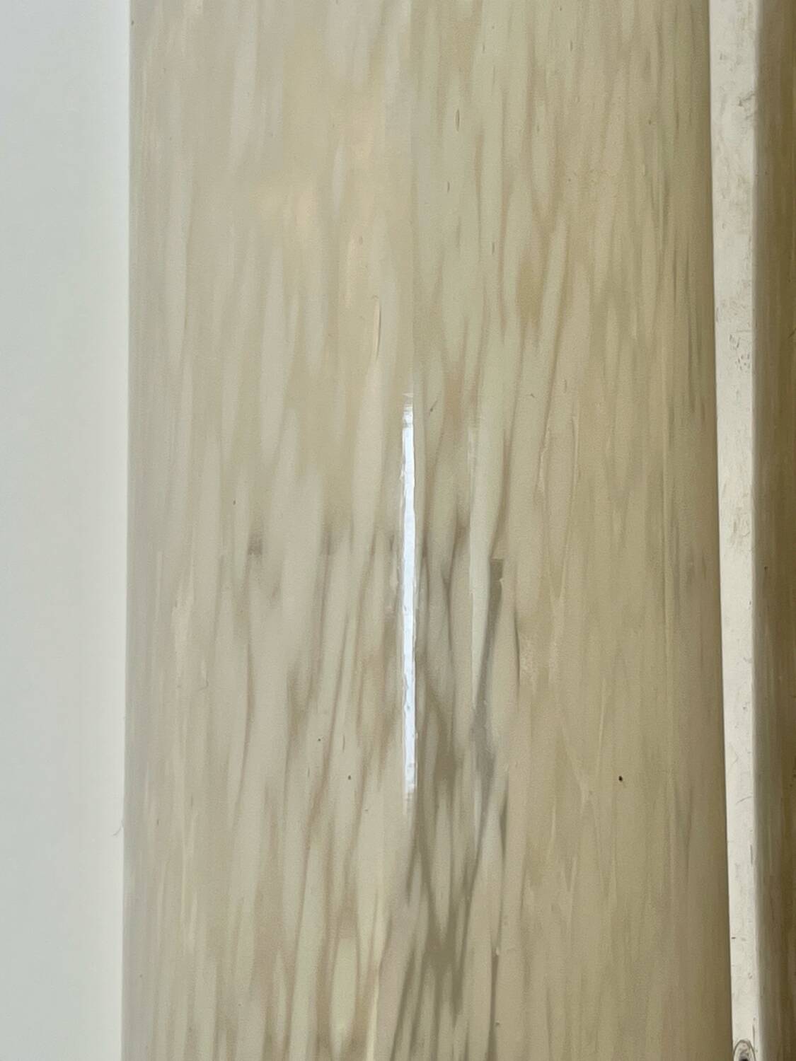 Vintage tubular glass wall light Clichy