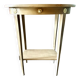 Vintage oval pedestal table