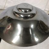 Chrome art deco mushroom lamp