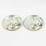 Pair of Mid Century Bubble Glass Wall Lamps By H. Tynell For Limburg, 1970s