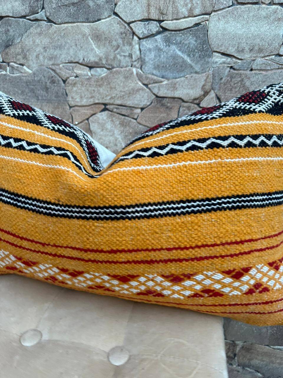 Vintage Moroccan Berber Wool Cushion Cover