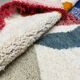 Handmade pure wool rug with traditional colourful patterns 1.5/2.5 m