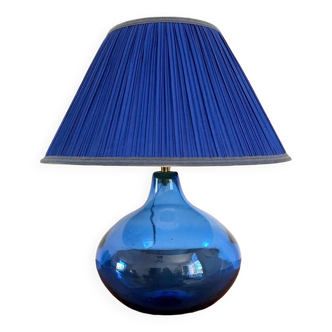 Vintage glass lamp from the 70s