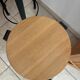 Paire de tabourets de bar noir et bois