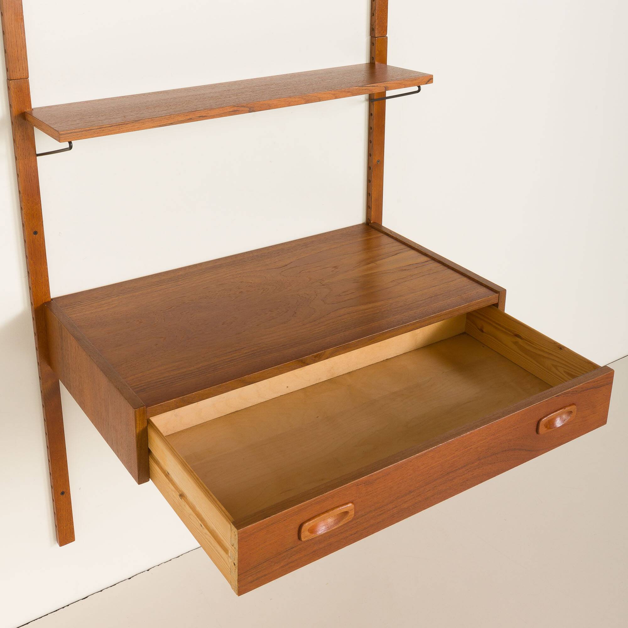 Danish shelf with desk, 1960s