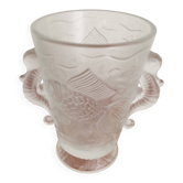 Vase en verre Art Déco