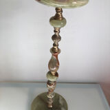 Ashtray on bronze marble foot