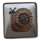 Very original vintage catchall featuring a snail.