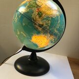 Bright world map