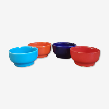 Lot de 4 petits pots apéritifs en céramique