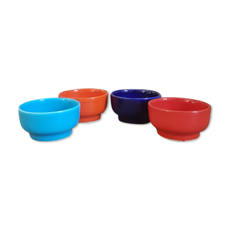 Lot de 4 petits pots apéritifs en céramique