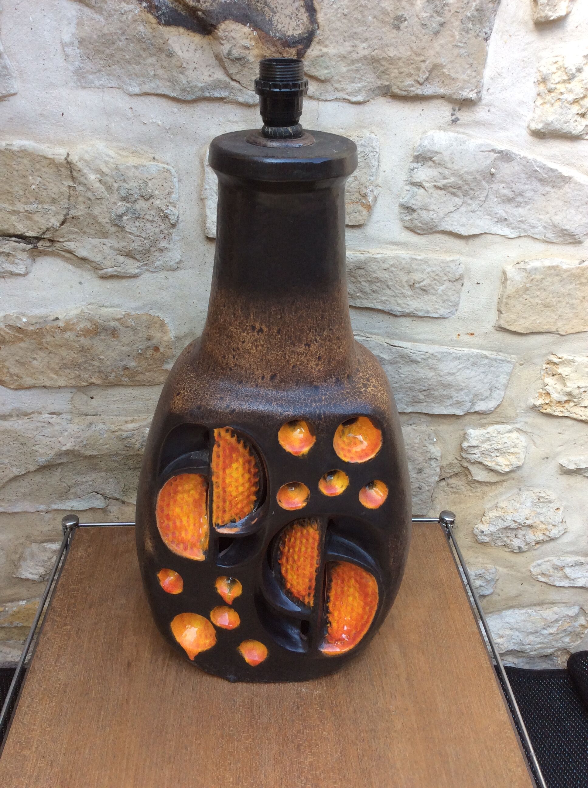 Ceramic floor lamp foot