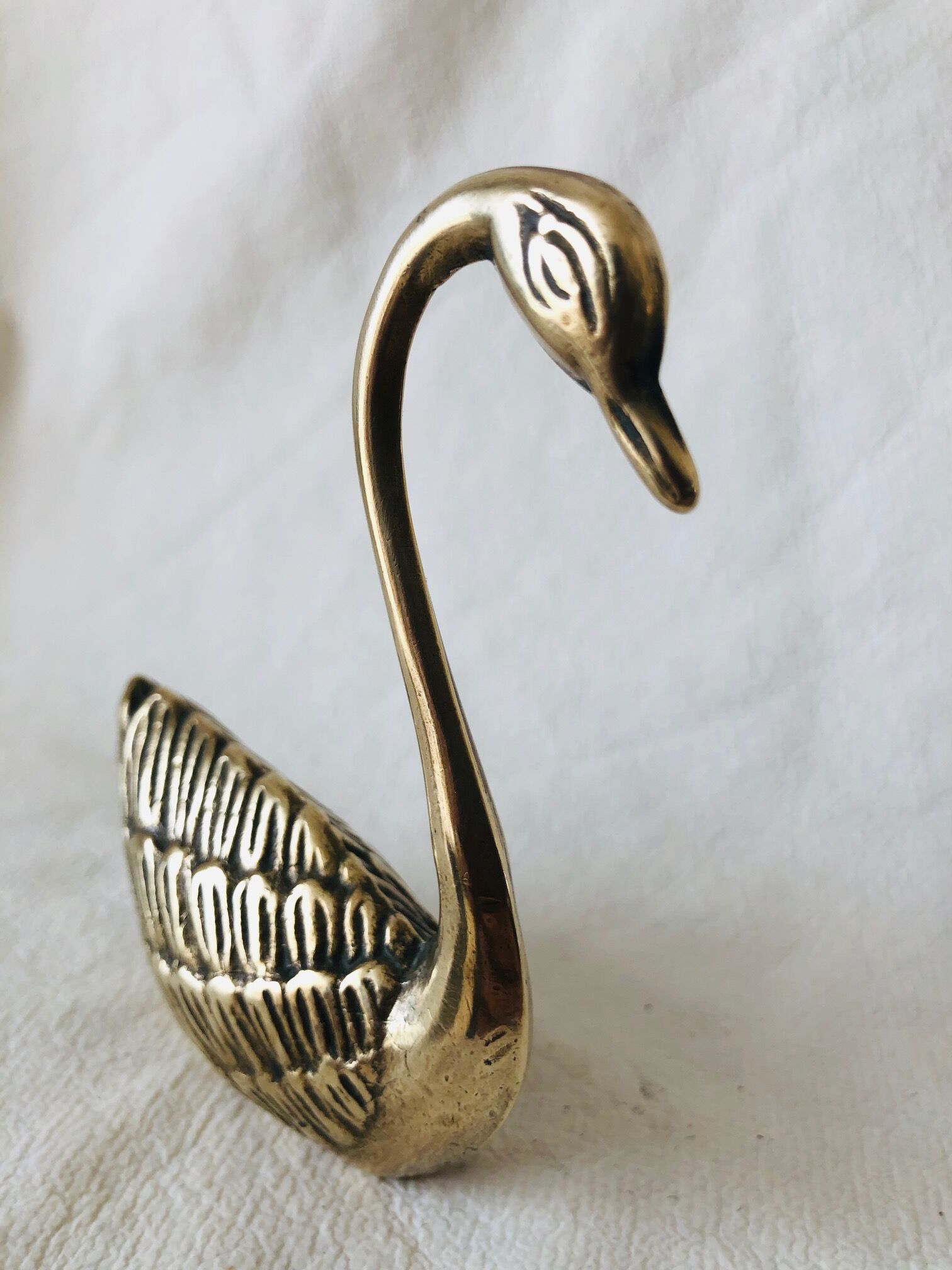 Ancient brass swan