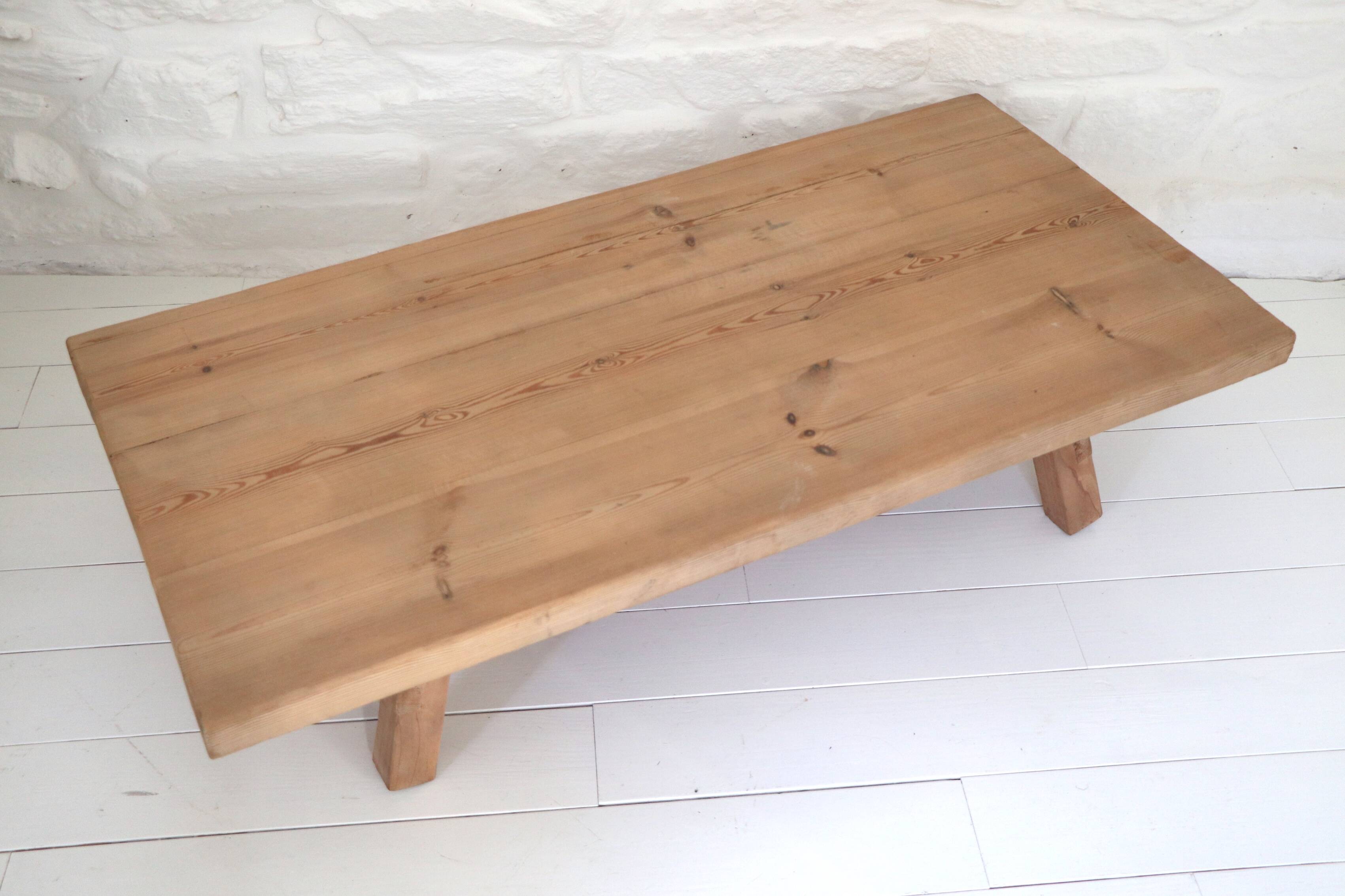 Wooden coffee table, Minorca, 20th century