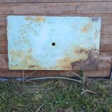 Vintage rectangular folding garden table