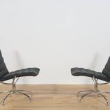Mid Century SAS Copenhagen Airport Lounge Chairs by Jens Ammunsen for Fritz