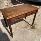 Oak desk with 2 drawers, 97 x 58 cm