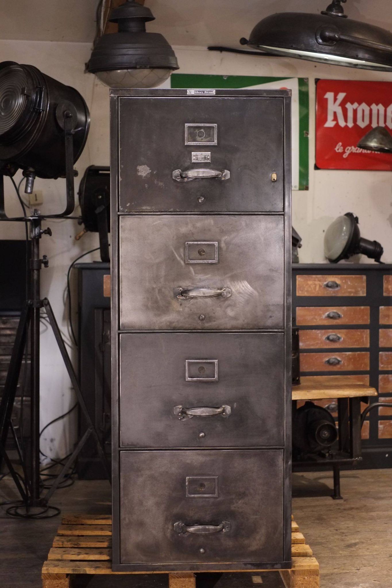 American filing cabinet safe from the White House, World War II.