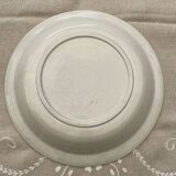 hollow dish in opaque Gien porcelain (iron earth) model Montigny